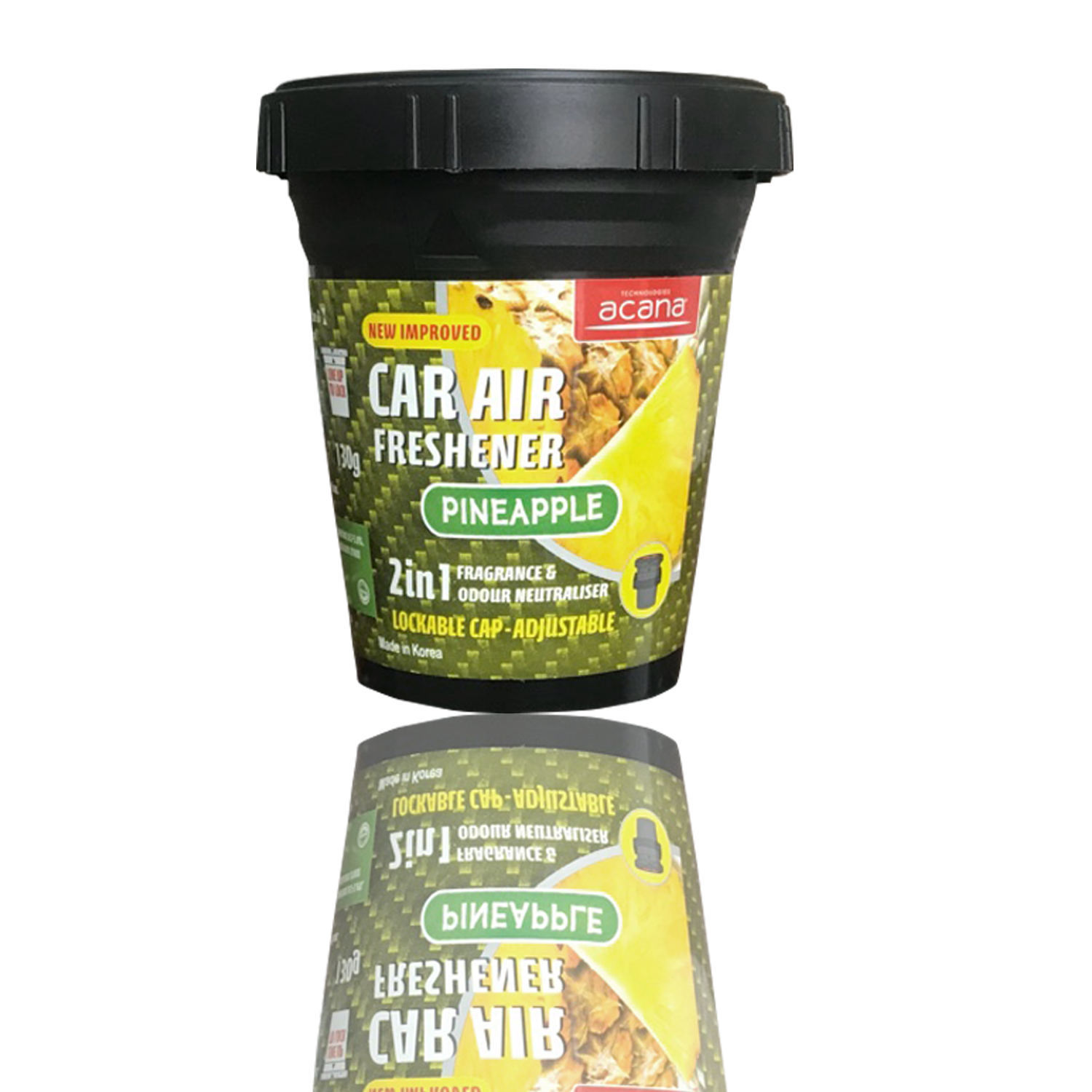 Car Cup Airfreshener (Pineapple)
